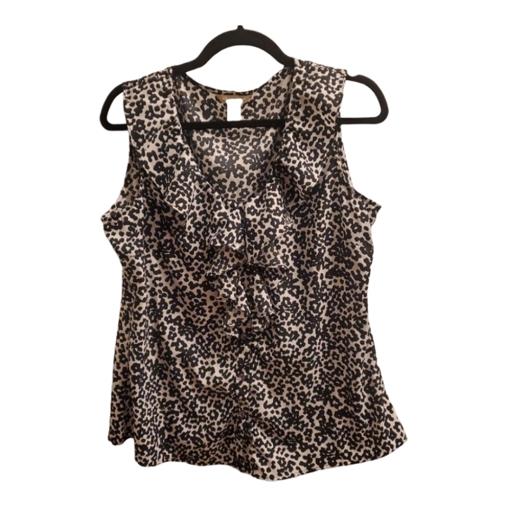 Banana republic ruffled top